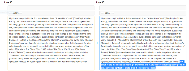 Illustration for article titled Some Nerd in Congress Has Been Editing the Lightsaber Wikipedia Page and They're Wrong